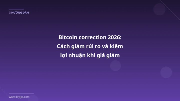 Infographic bitcoin correction 2026: cách giảm rủi ro và kiếm lợi nhuận khi giá giảm - Thông tin quan trọng cho trader Việt