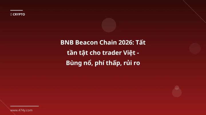 BNB Beacon Chain 2026: Tất tần tật cho trader Việt - Bùng nổ, phí thấp, rủi ro gì? - Hướng dẫn chi tiết 2026 | 474y.com