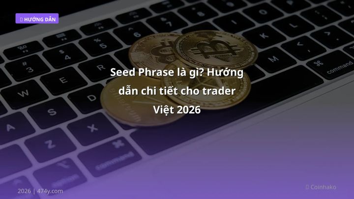 Infographic seed phrase là gì? hướng dẫn chi tiết cho trader việt 2026 - Thông tin quan trọng cho trader Việt