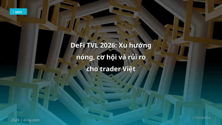 DeFi TVL 2026: Xu hướng nóng, cơ hội và rủi ro cho trader Việt - Hướng dẫn chi tiết 2026 | 474y.com