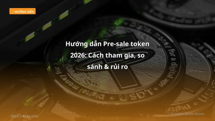 Infographic hướng dẫn pre-sale token 2026: cách tham gia, so sánh & rủi ro - Thông tin quan trọng cho trader Việt