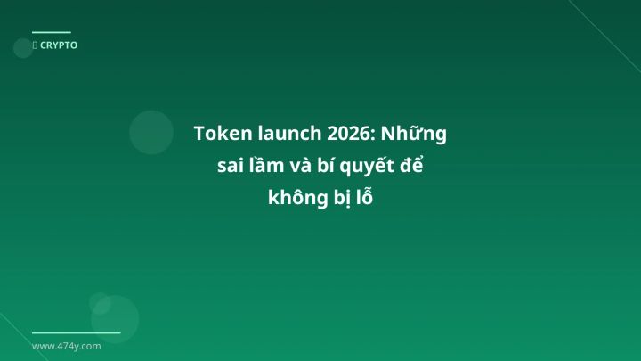 Cover image: Token launch guide 2026 - 474y.com