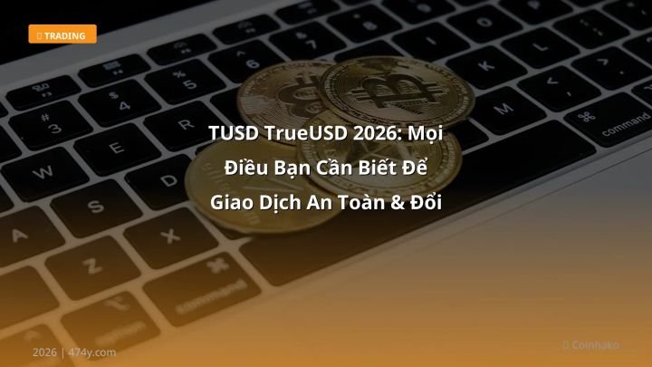TUSD TrueUSD 2026: Mọi Điều Bạn Cần Biết Để Giao Dịch An Toàn & Đổi VND - Hướng dẫn chi tiết 2026 | 474y.com