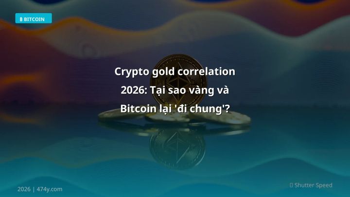 Infographic crypto gold correlation 2026: tại sao vàng và bitcoin lại 'đi chung'? - Thông tin quan trọng cho trader Việt