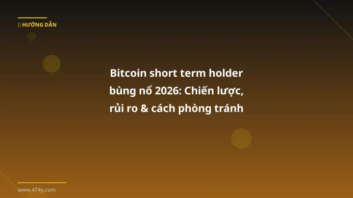 Infographic bitcoin short term holder bùng nổ 2026: chiến lược, rủi ro & cách phòng tránh cho người việt - Thông tin quan trọ