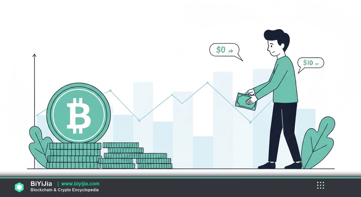 DCA (Dollar Cost Averaging) — concept illustration