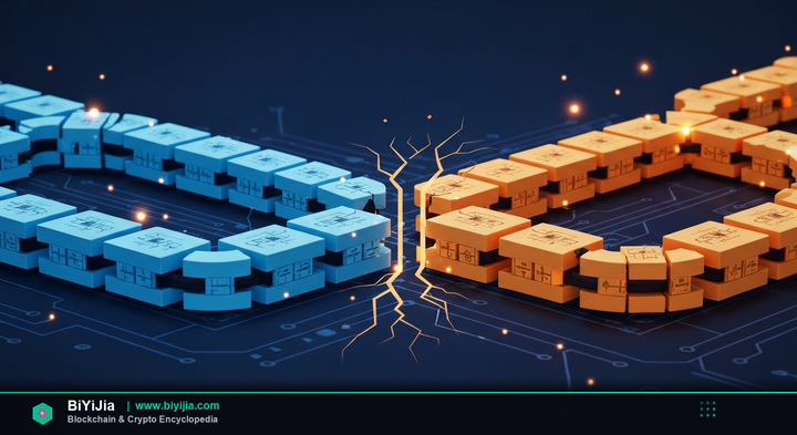 Hard Fork — concept illustration