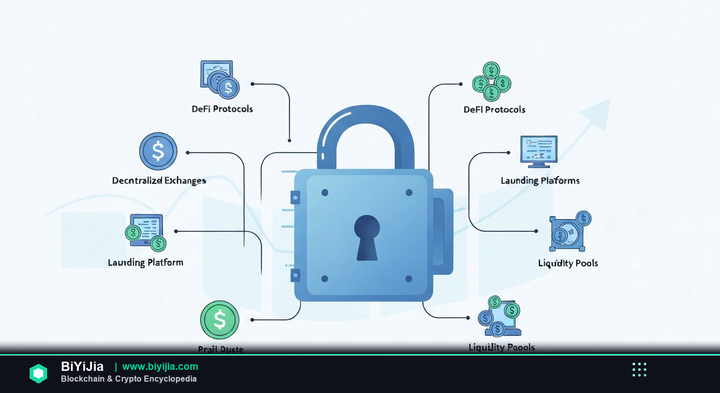 TVL (Total Value Locked) — concept illustration