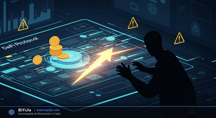 Ataque de Flash Loan — ilustración conceptual