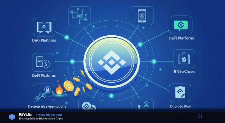 BNB (Binance Coin) — ilustración conceptual