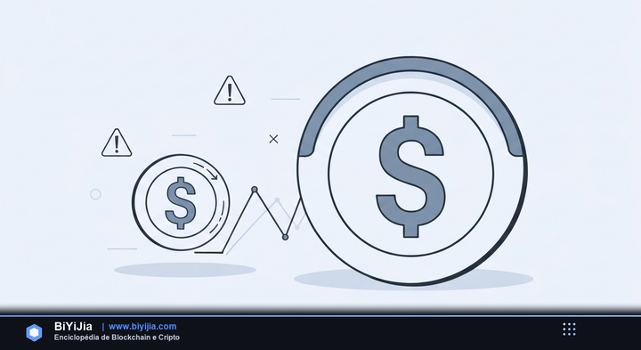 Desanclaje (De-Peg) — ilustración conceptual