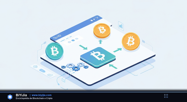 DEX (Exchange Descentralizado) — ilustración conceptual