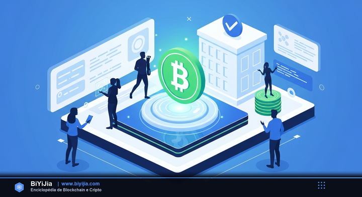 IEO (Oferta Inicial en Exchange) — ilustración conceptual