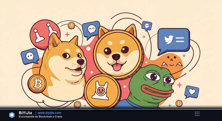 Meme Coin (Moneda Meme) — ilustración conceptual