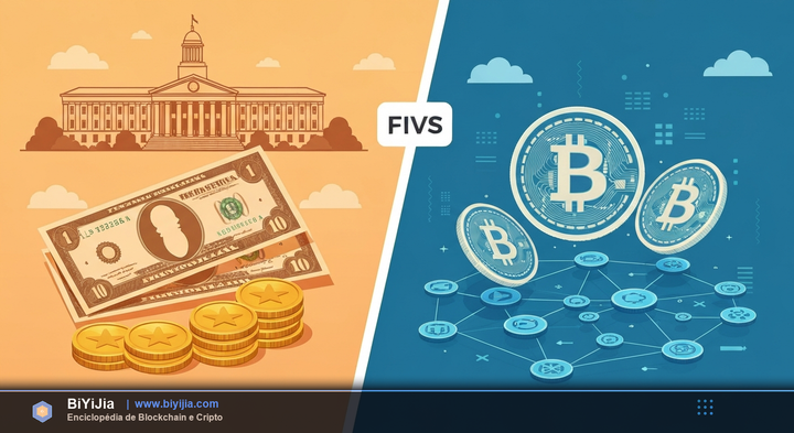 Moneda Fiat — ilustración conceptual