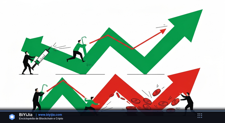 Pump and Dump — ilustración conceptual