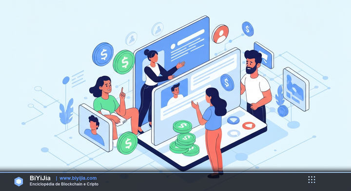 SocialFi (Finanzas Sociales) — ilustración conceptual
