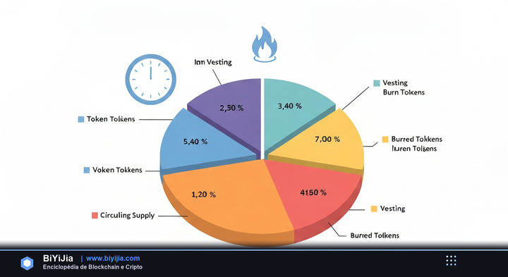 Tokenomics (Economía de Tokens) — ilustración conceptual