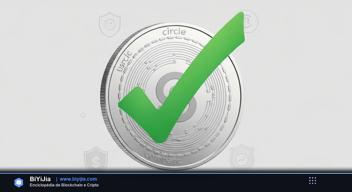 USDC (USD Coin) — ilustración conceptual