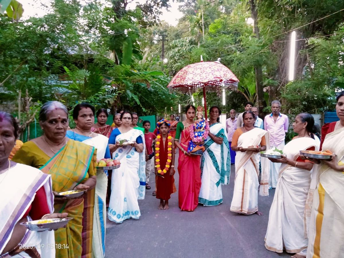 രുഗ്മിണി സ്വയംവര ഘോഷയാത്ര ഭക്തിസാന്ദ്രമായി