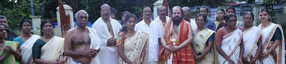 ശബരിമല മുന്‍ മേല്‍ശാന്തി ജയരാജ്       നമ്പൂതിരിക്ക് കാളിയമ്മനട ക്ഷേത്രത്തില്‍ സ്വീകരണം നൽകി