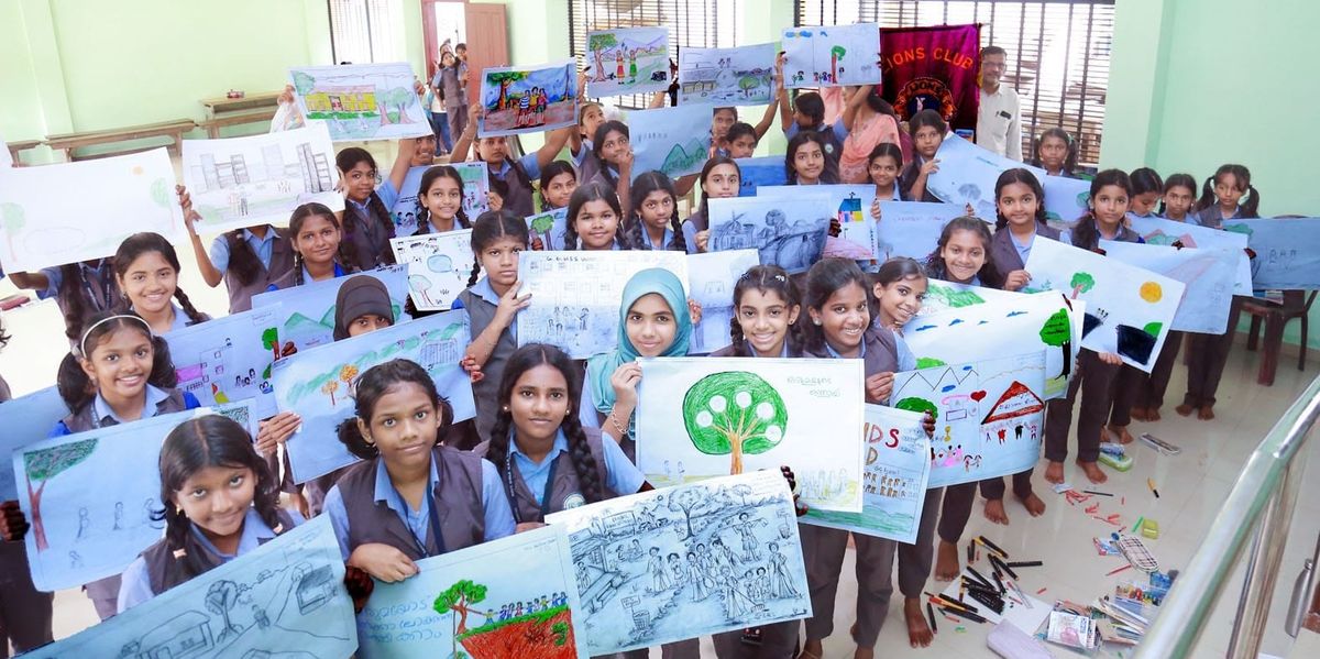 ഒരുമയോടെ ഒന്നായി വിദ്യാര്‍ത്ഥികള്‍ക്ക് പോസ്റ്റര്‍ മത്സരം നടത്തി