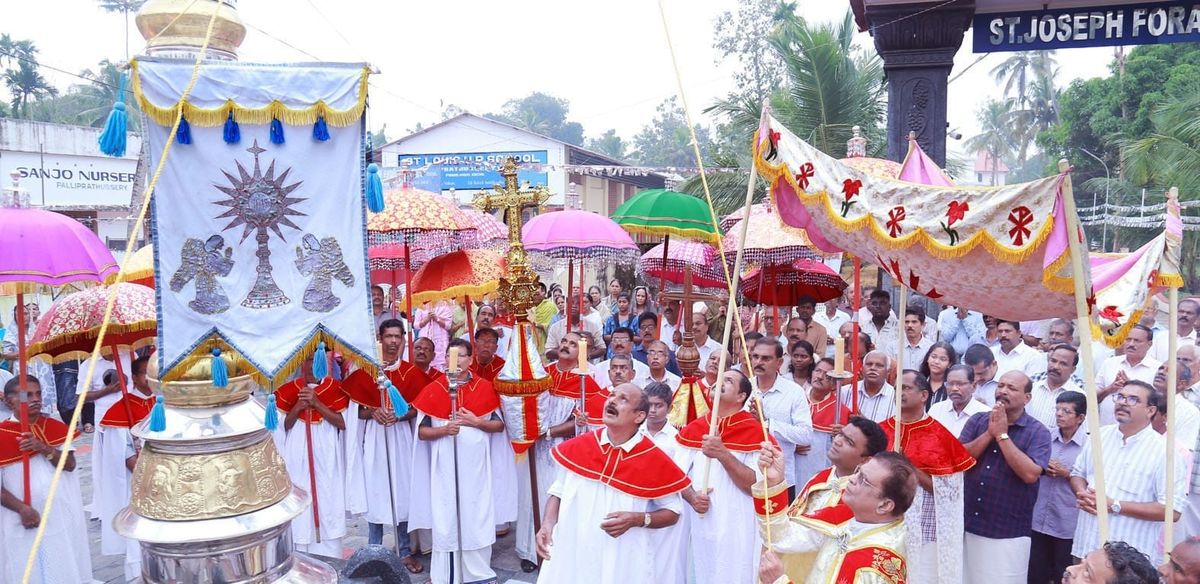 വൈക്കം സെന്റ് ജോസഫ് ഫൊറോനാ പള്ളിയില്‍ വിശുദ്ധ സെബാസ്ത്യാനോസിന്റെ തിരുനാളിന് കൊടിയേറി