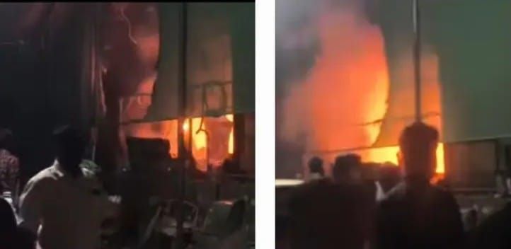 തലയോലപ്പറമ്പിൽ യൂസ്ഡ് കാർ ഷോറുമിൽ തീപിടുത്തം