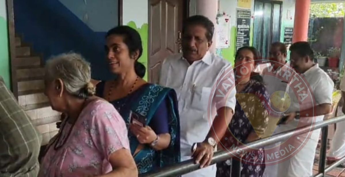 കോട്ടയം ജില്ലയിൽ 48.33% പോളിംഗ്