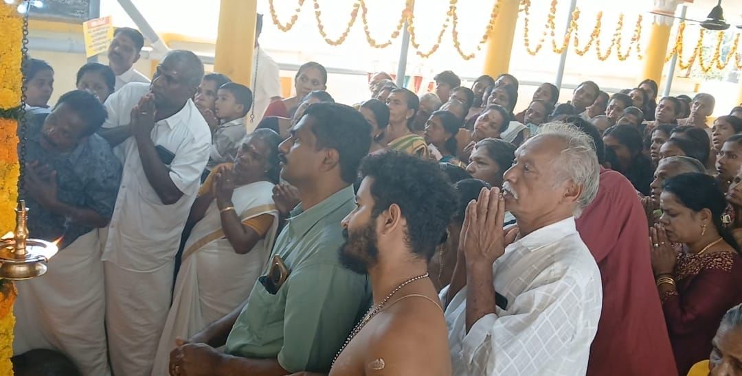 ശ്രീനാരായണ ഗുരുദേവ പഞ്ചലോഹ വിഗ്രഹ പ്രതിഷ്ഠാ വാർഷികാഘോഷം ഭക്തി സാന്ദ്രമായി