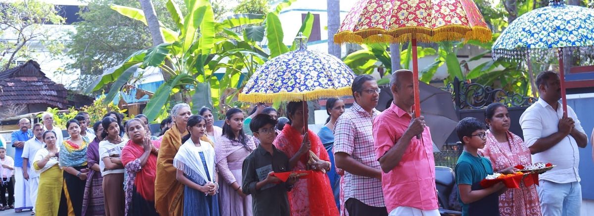 വിശുദ്ധ സെബസ്ത്യാനോസിന്റെ തിരുനാൾ: കഴുന്ന് എഴുന്നള്ളിപ്പ് പ്രദക്ഷിണം ഭക്തി സാന്ദ്രം