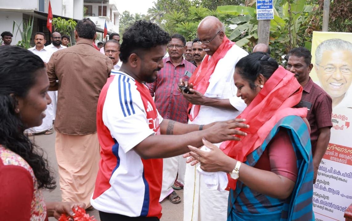 എല്‍.ഡി.എഫ് വികസന മുന്നേറ്റജാഥയ്ക്ക് ഹൃദ്യവരവേല്‍പ്