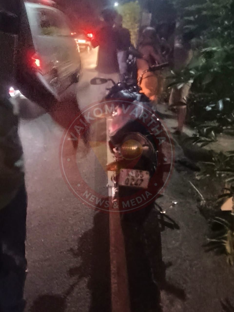 വൈക്കം വെച്ചൂർ റോഡിൽ അപകടം: ഒരാൾ മരിച്ചു