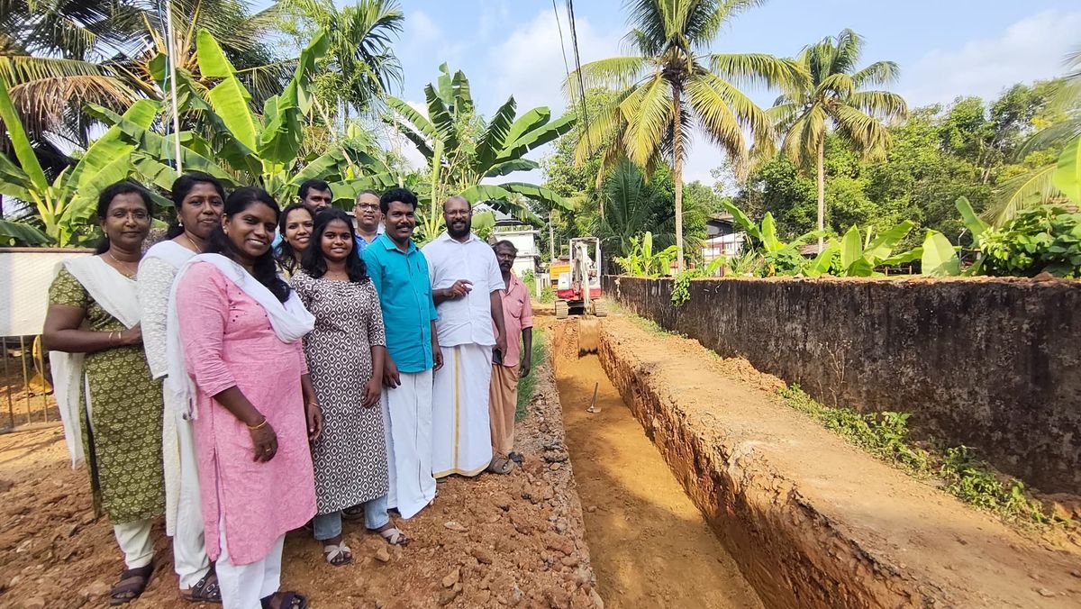 വെള്ളക്കെട്ട് പരിഹരിക്കാൻ നടപടി
