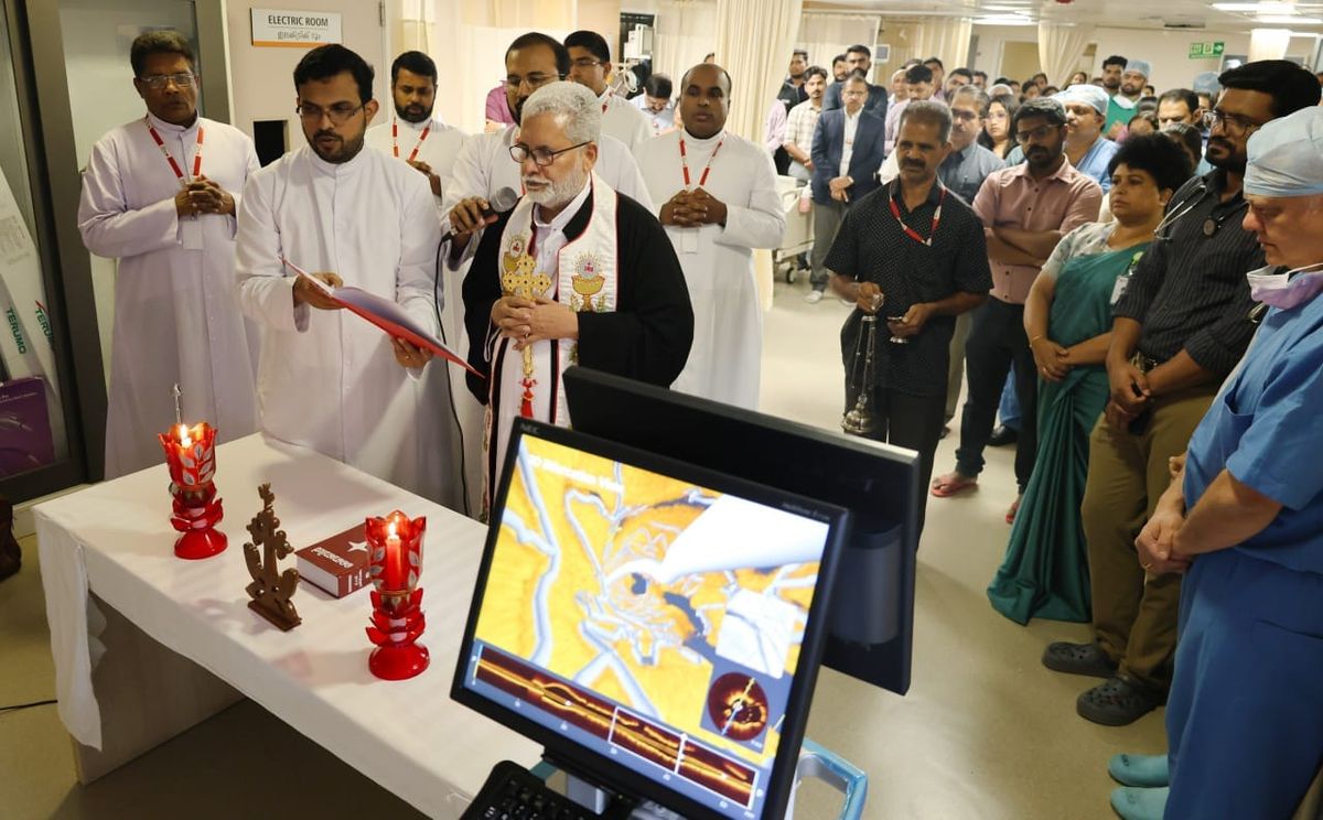 മാർ സ്ലീവാ മെഡിസിറ്റിയിൽ ഹൃദ്രോ​ഗചികിത്സക്കായി നൂതന ഒ.സി.ടി സംവിധാനം ആരംഭിച്ചു