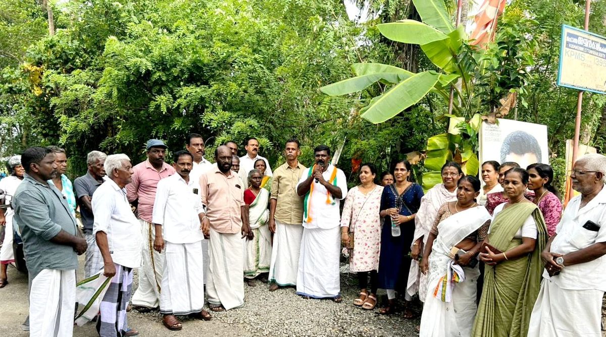 കെ. ബിനിമോന് യു.ഡി.എഫ് വെച്ചൂർ മണ്ഡലം കമ്മിറ്റി സ്വീകരണം നൽകി