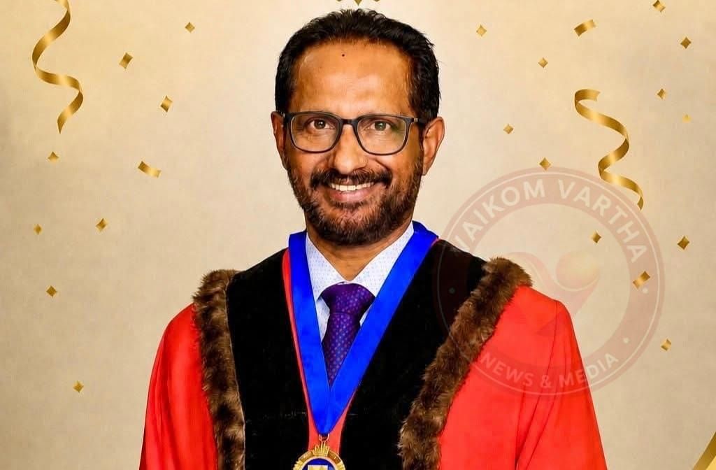വൈക്കം സ്വദേശിയായ സജീഷ് ടോം ലണ്ടനിൽ ഡെപ്യൂട്ടി മേയർ