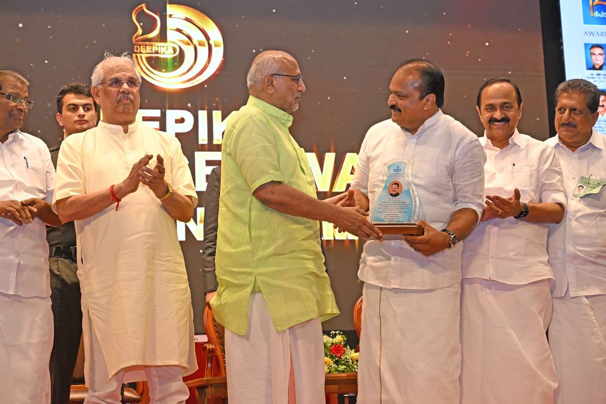 ദീപിക പ്രസ്റ്റീജിയസ് വിഷണറി എന്റര്‍പ്രണര്‍ അവാര്‍ഡ് ഓക്‌സിജന്‍ സി.ഇ.ഒ. ഷിജോ കെ.തോമസിന്