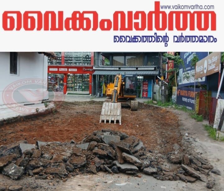 പടിഞ്ഞാറേനട തെക്കേനട റോഡിൻ്റെ അറ്റകുറ്റപ്പണികൾ തുടങ്ങി