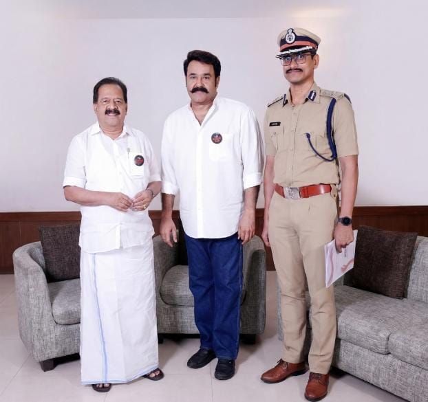 മോഹൻലാൽ ഇനി തൂഫാൻ വാറിയർ: ലഹരിക്കെതിരായ പോരാട്ടത്തിന് കേരള പോലീസുമായി കൈകോർത്തു
