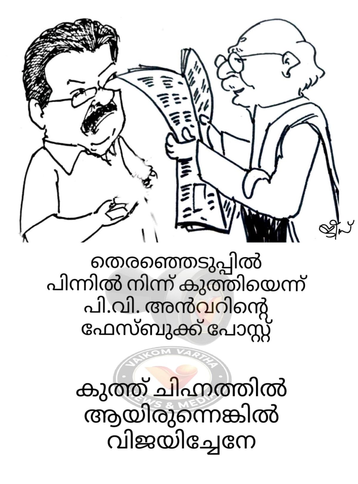 വൈക്കത്തുകാരൻ: കാർട്ടൂൺ പരമ്പര