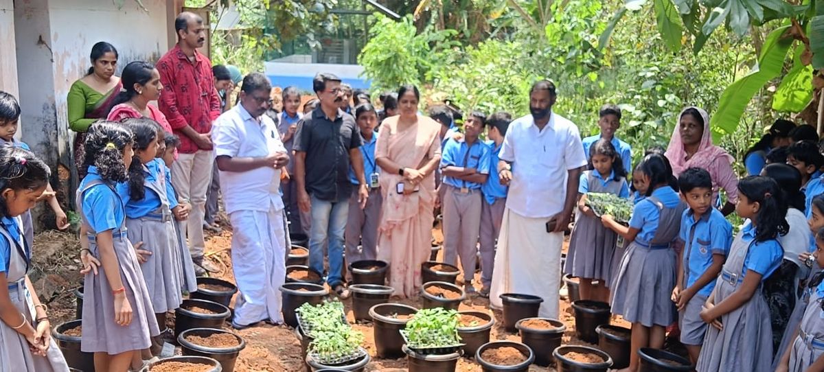 ഹരിതബാല്യം സ്കൂൾതല പച്ചക്കറി വ്യാപനം പദ്ധതി