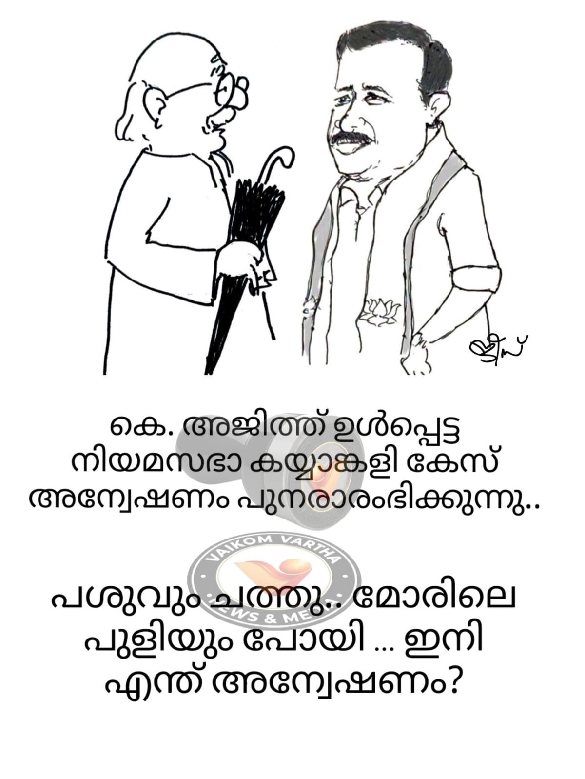 വൈക്കത്തുകാരൻ: കാർട്ടൂൺ പരമ്പര