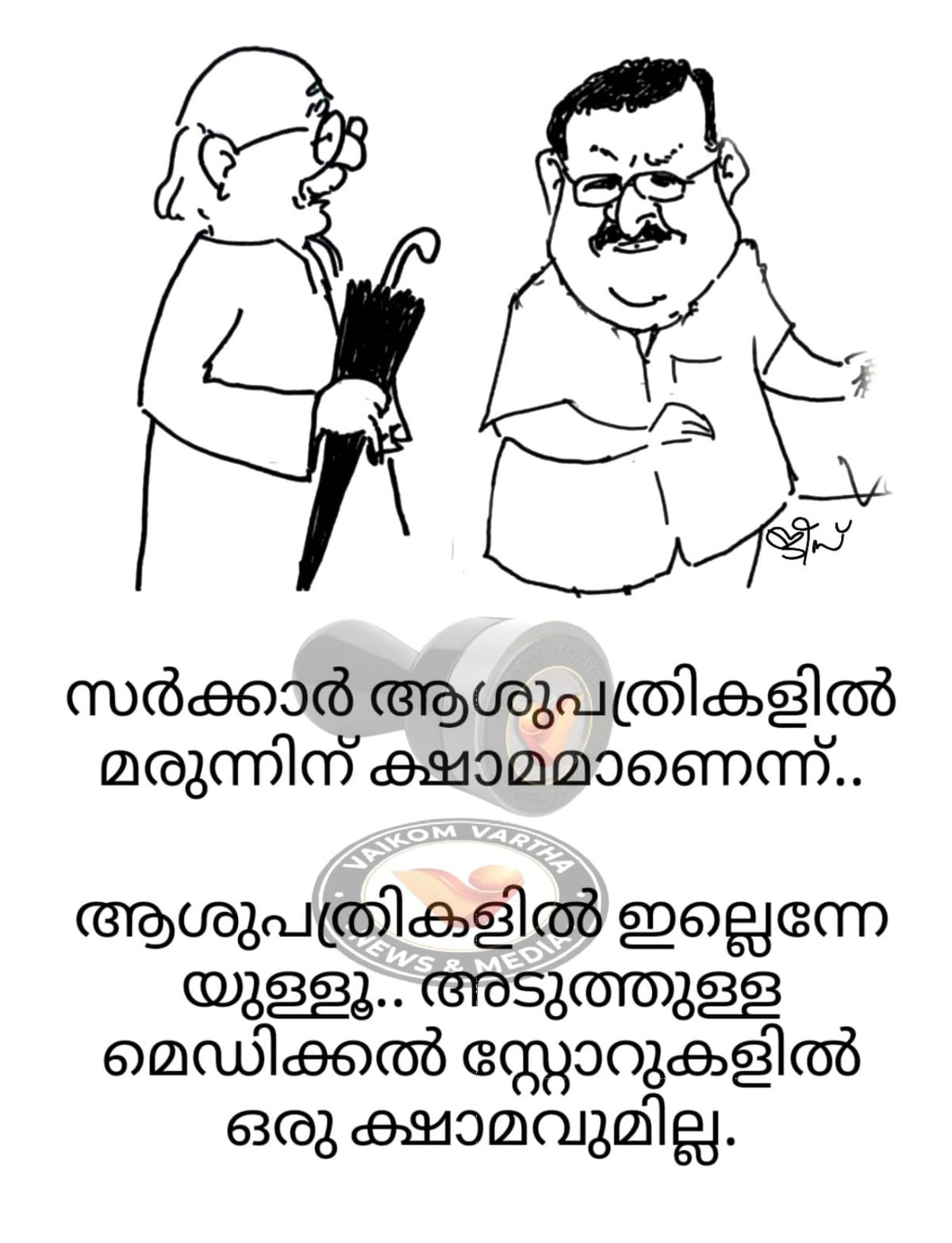 വൈക്കത്തുകാരൻ: കാർട്ടൂൺ പരമ്പര