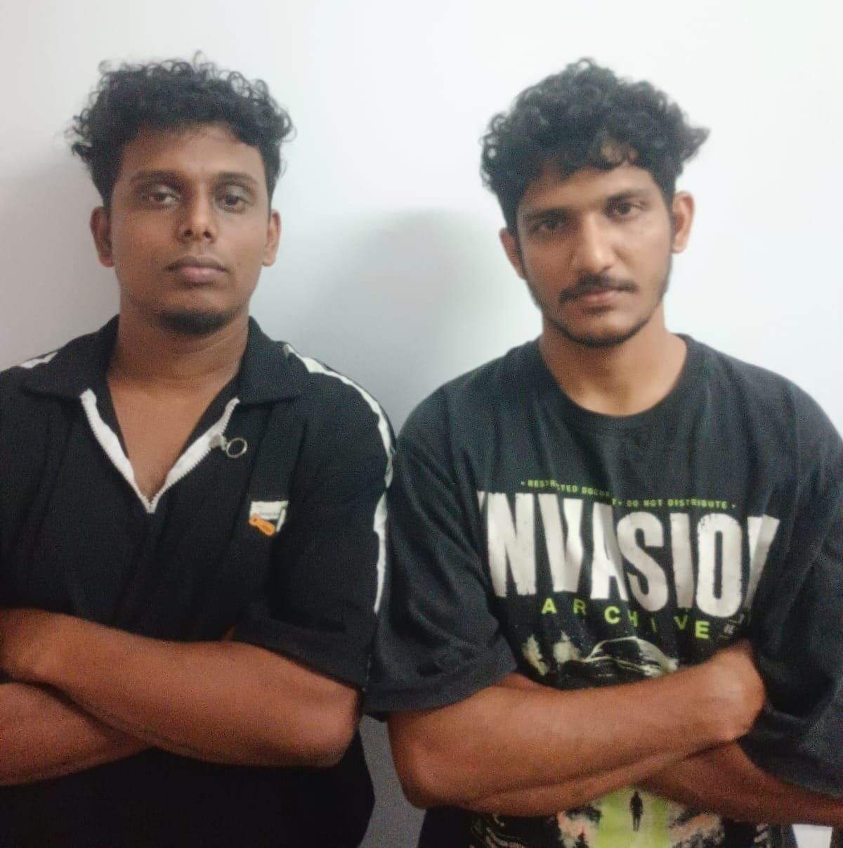 എം.ഡി.എം.എ.യുമായി രണ്ടു യുവാക്കൾ തലയോലപ്പറമ്പിൽ പിടിയിൽ