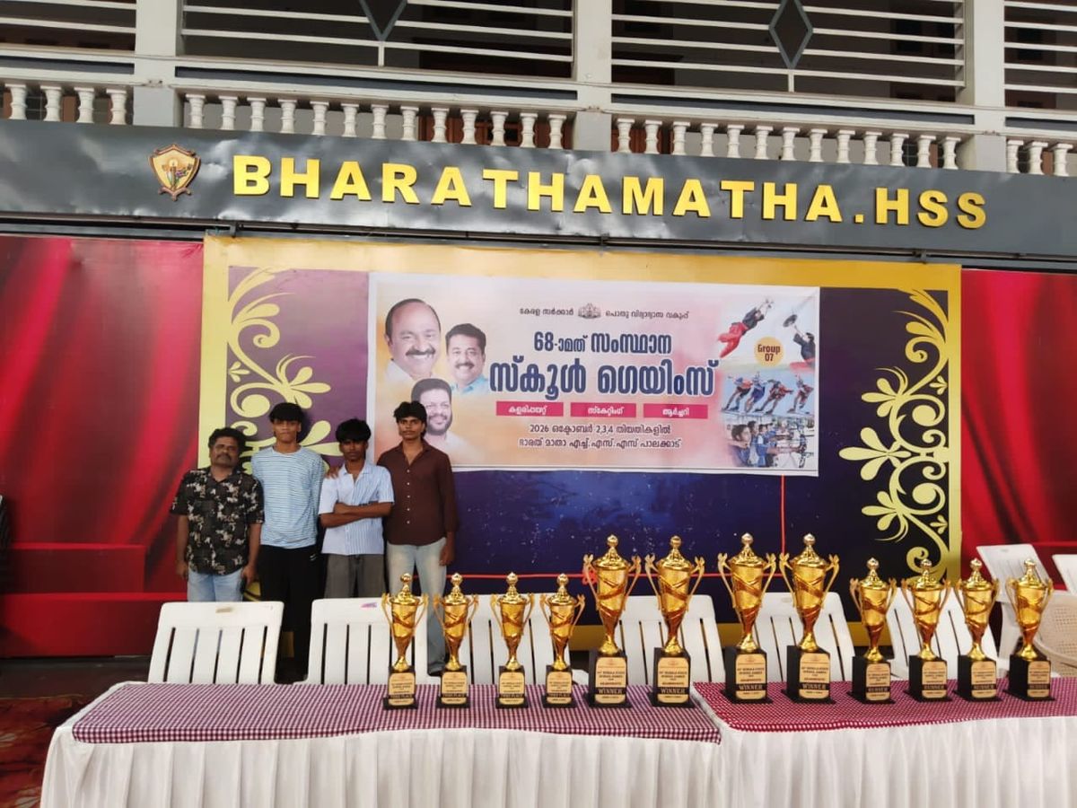 സ്കൂൾ കായിക മേളയിൽ കളരിപ്പയറ്റിൽ മികവുമായി കുലശേഖരമംഗലം ഗവ. എച്ച്.എസ്.എസ്