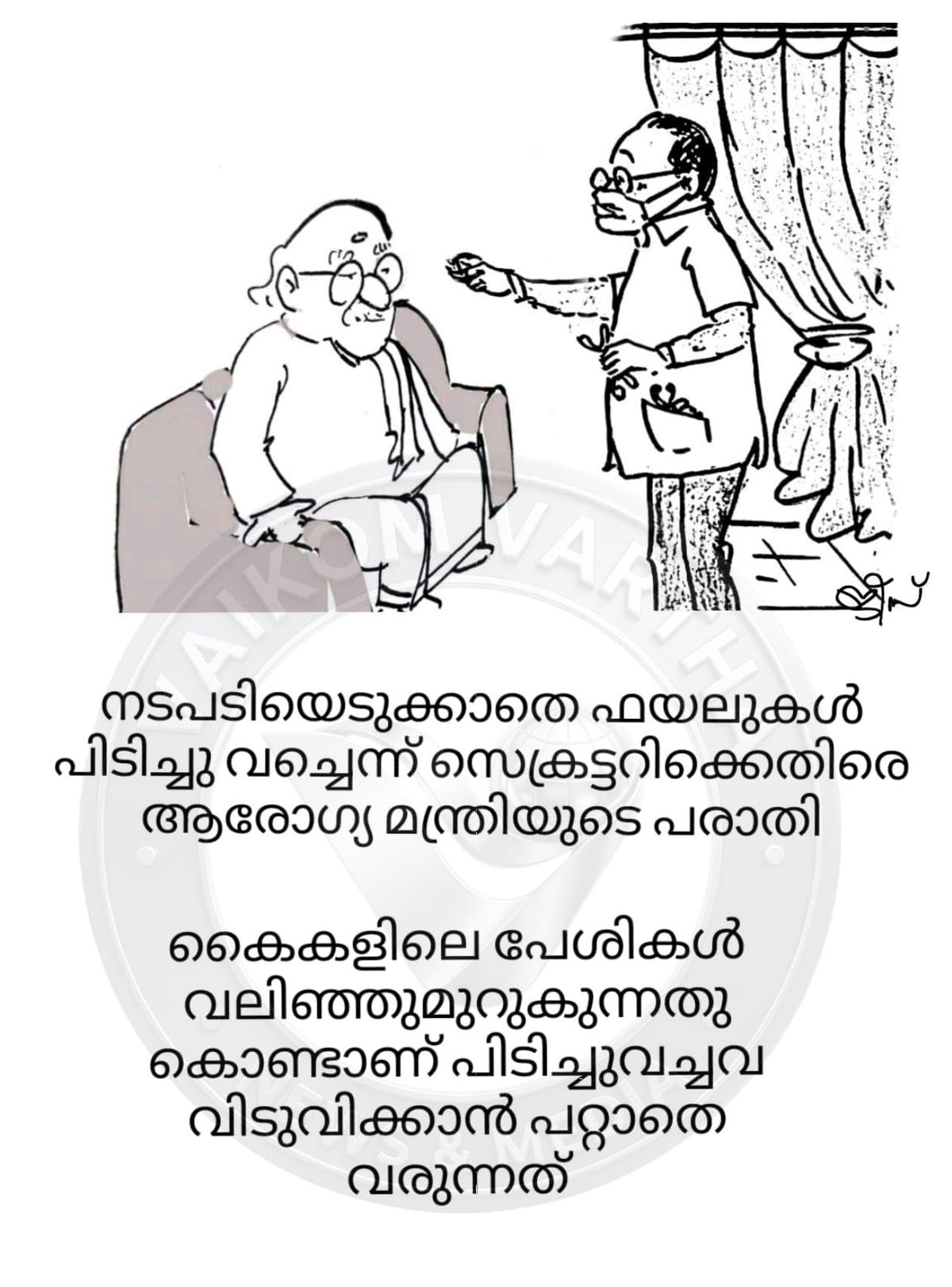 വൈക്കത്തുകാരൻ: കാർട്ടൂൺ പരമ്പര