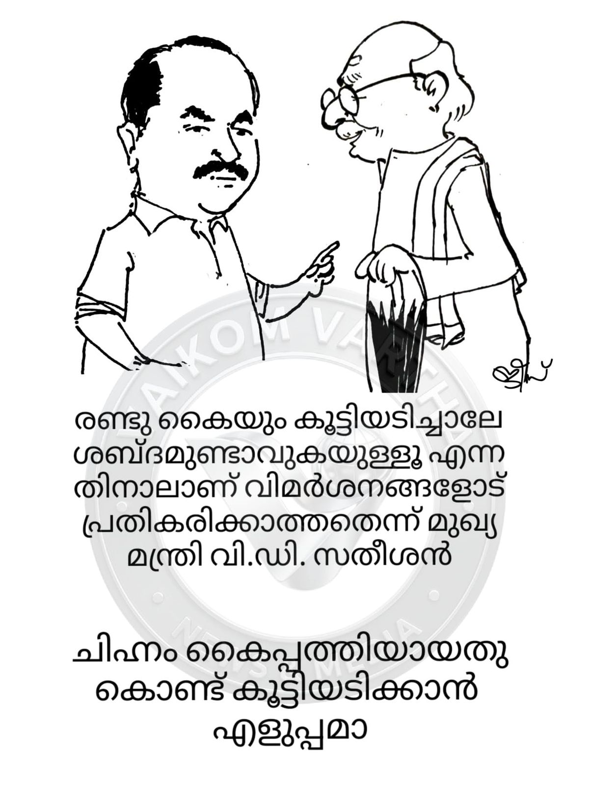 വൈക്കത്തുകാരൻ: കാർട്ടൂൺ പരമ്പര