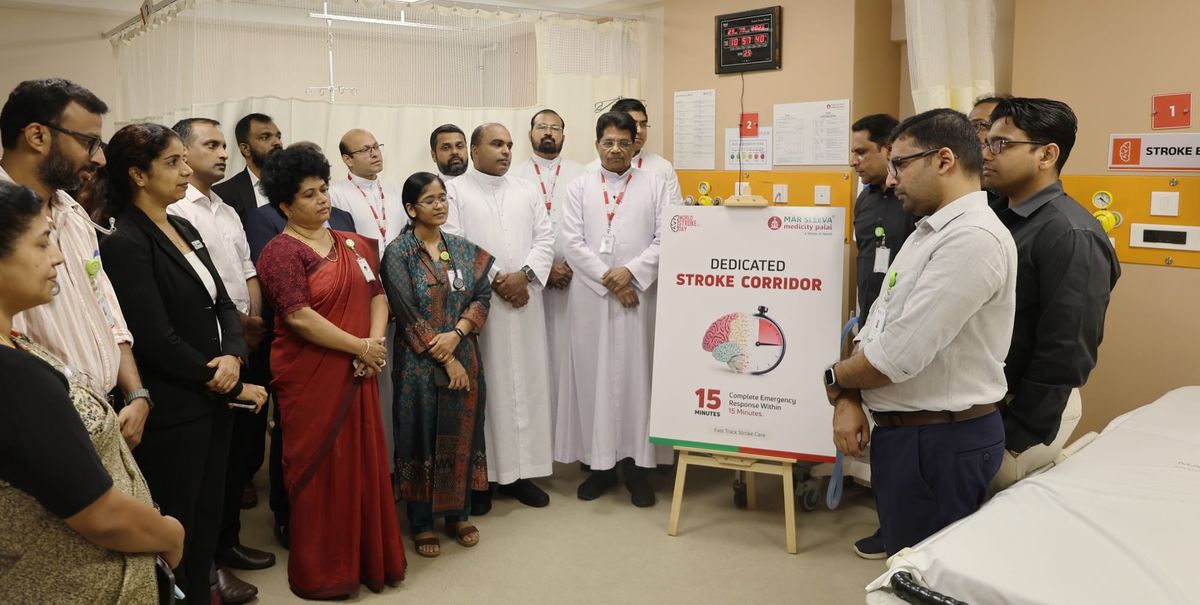 മാർ സ്ലീവാ മെഡിസിറ്റിയിൽ സ്ട്രോക്ക് കോറിഡോർ സംവിധാനം നിലവിൽ വന്നു