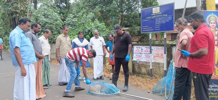തെരുവ് നായ്ക്കളിൽ പേവിഷബാധ  പ്രതിരോധ കുത്തിവെപ്പുമായി വെച്ചൂർ ഗ്രാമപഞ്ചായത്ത് രംഗത്ത്